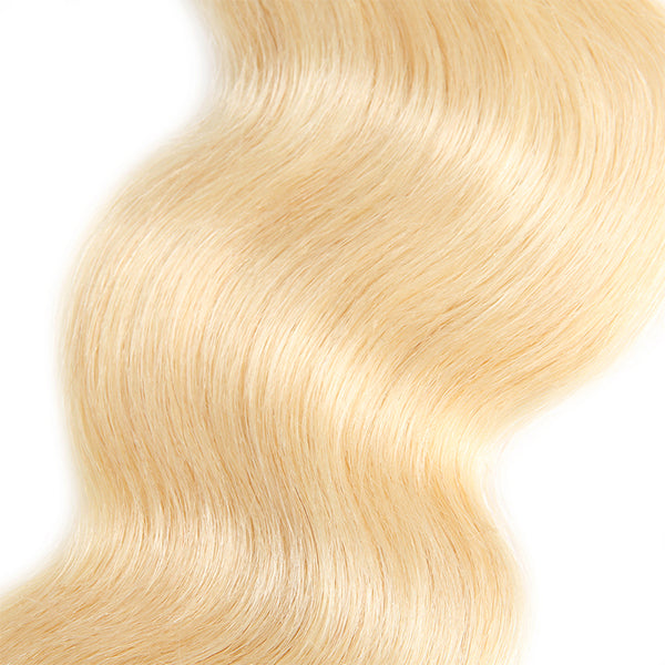 613 Blonde Body Wave Hair Bundles Blonde Brazilian Human Hair 3 Bundles Deal