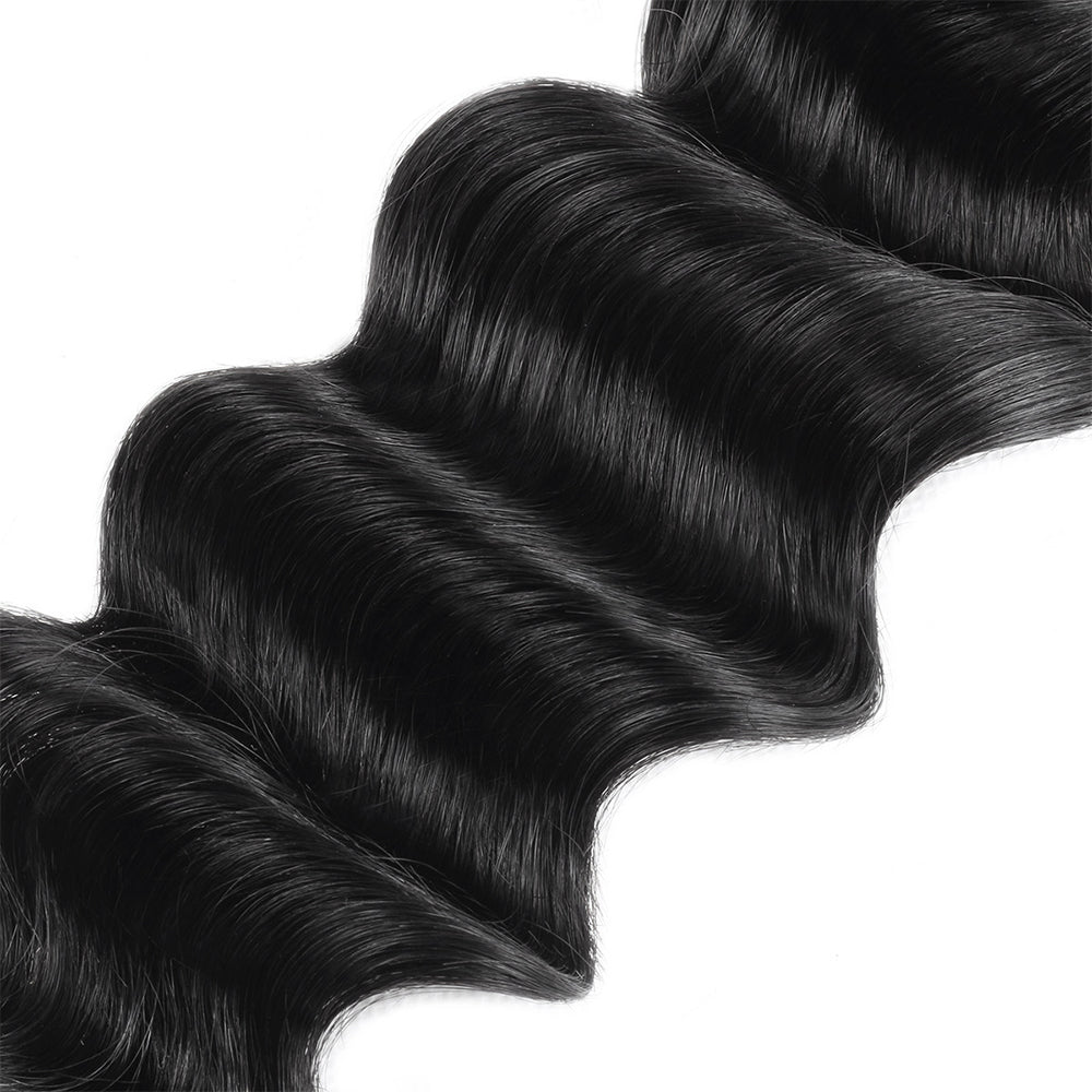 Loose Deep Wave 3 Bundles Brazilian Unprocessed Human Hair Bundles