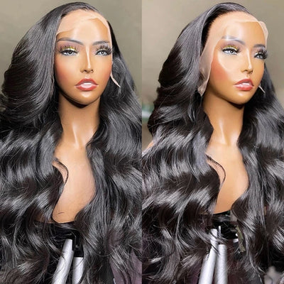 40 Inch Long Body Wave Human Hair Wigs 13x4 Lace Frontal Wig 250 Density 4x4 Closure Wig