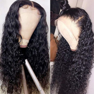 32 Inch 360 Lace Frontal Wig Water Wave Wig Long Human Hair Wigs For Black Women