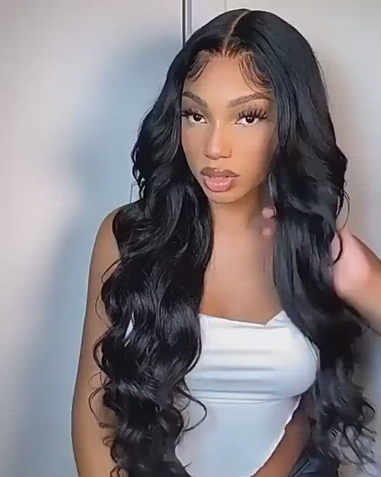 40 Inch Long Body Wave Human Hair Wig 13x4 HD Lace Frontal Wigs For Black Women