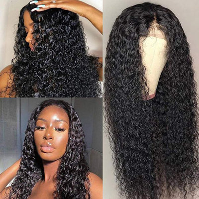 32 Inch 360 Lace Frontal Wig Water Wave Wig Long Human Hair Wigs For Black Women