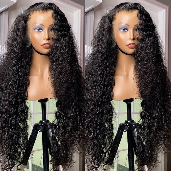 360 Lace Frontal Wig Deep Wave Human Hair Wigs Pre plucked Natural Hairline