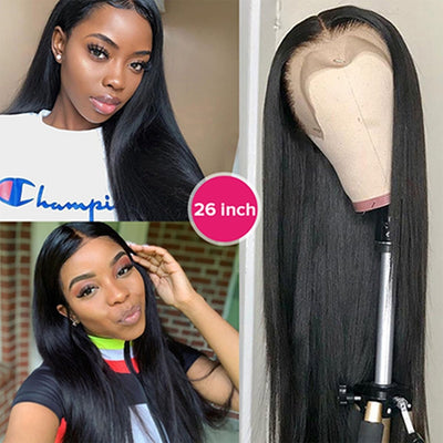 6x6 Hd Lace Closure Wig 180 Density Straight Lace Front Wigs For Women Closure Wig