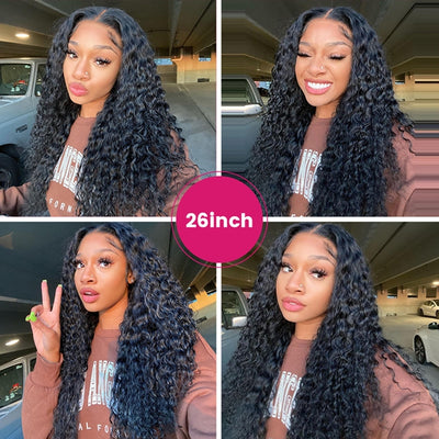 HD 5x5 Lace Closure Wigs Water Wave Lace Front Human Hair Wigs