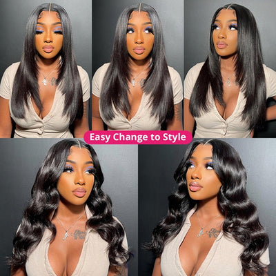 5x5 Lace Closure Wig 30 Inch Body Wave Lace Front Wig 6x6 HD Undetectable Lace Wigs