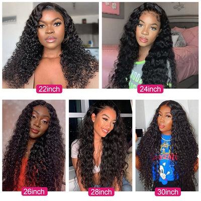 Long Water Wave Wig 5x5 HD Lace Closure Wig 13x6 Human Hair Wigs For Black Women